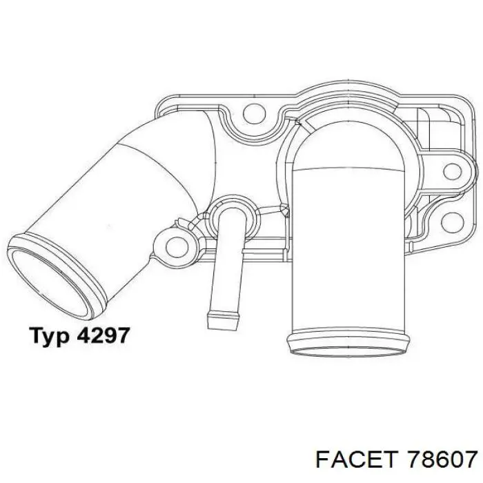 78607 Facet Caja del termostato