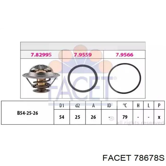 Comprar 78678S Facet Termostato