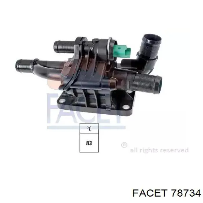 Carcasa del termostato Facet 78734 precio, desde 35,94 EUR