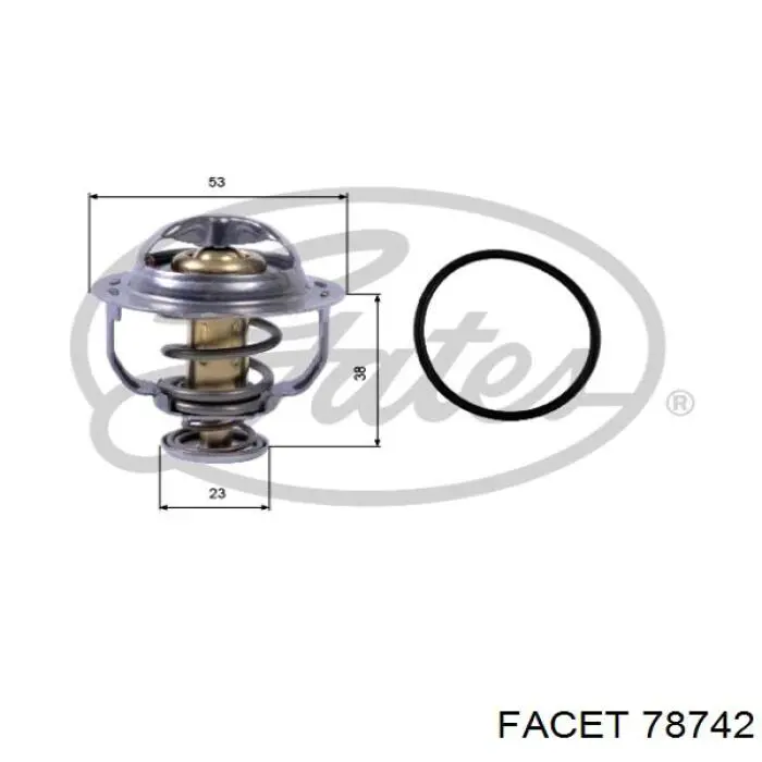 12732 Ossca termostato, refrigerante