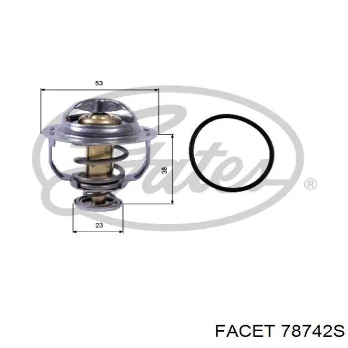 78742S Facet termostato, refrigerante