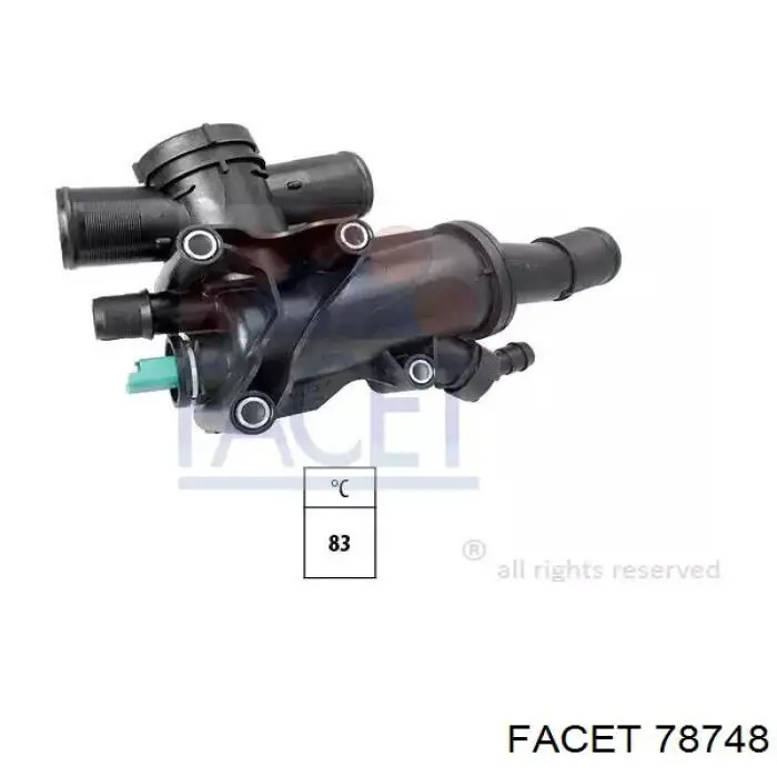 Comprar 78748 Facet Caja de termostato
