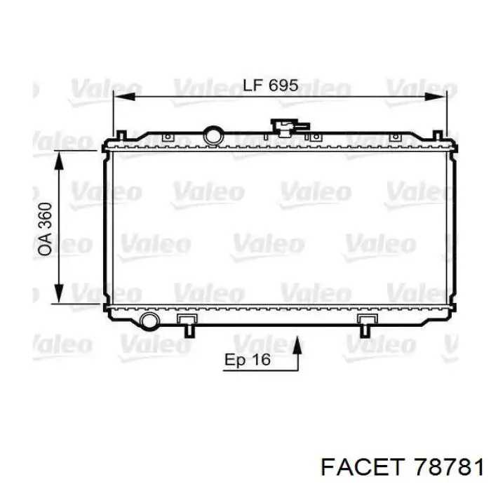 Caja de termostato 722987J Vernet