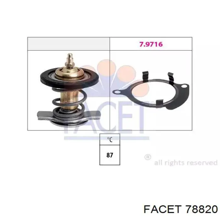 Comprar 78820 Facet Termostato