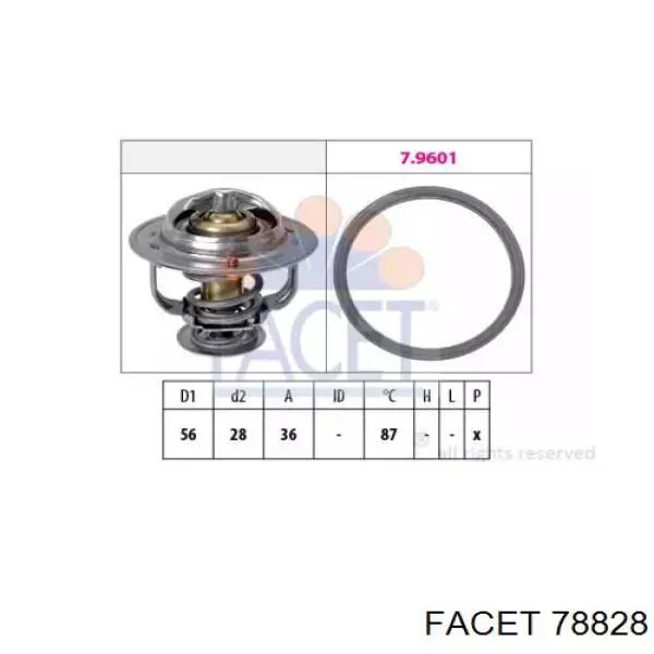 Comprar 78828 Facet Termostato
