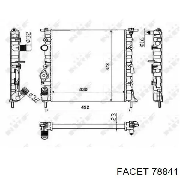 Termostato 352317003380 Magneti Marelli
