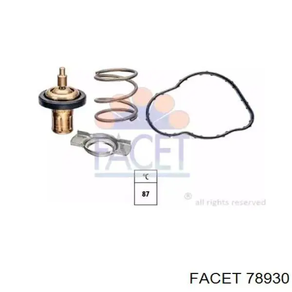 78930 Facet termostato, refrigerante