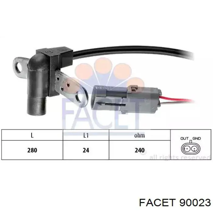 Comprar 90023 Facet Sensor de cigüeñal