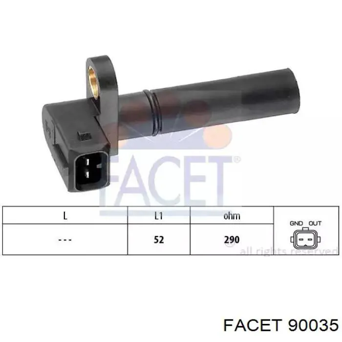 Generador de impulsos, cigüeñal  Facet 90035 precio, desde 24,84 EUR