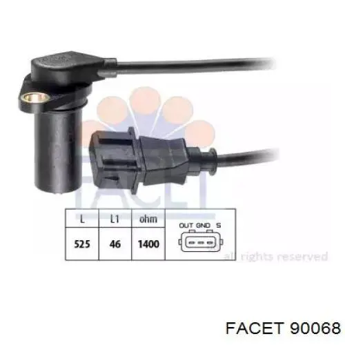 Generador de impulsos, cigüeñal  Facet 90068 precio, desde 29,15 EUR