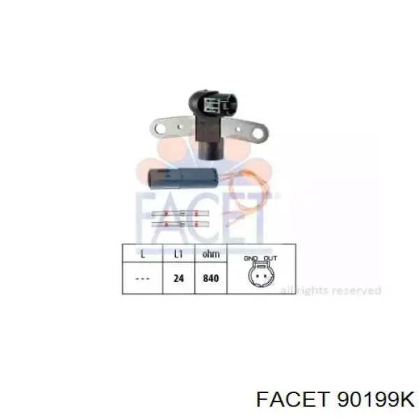 Generador de impulsos, cigüeñal  Facet 90199K precio, desde 24,49 EUR