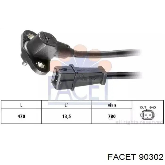 Comprar 90302 Facet Sensor de posición del árbol de levas