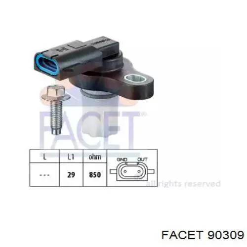 Sensor de velocímetro Ford 4383679