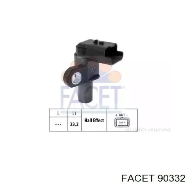 Sensor de árbol de levas Facet 90332 precio, desde 24,78 EUR