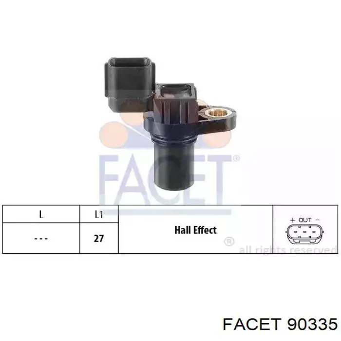 Sensor de árbol de levas Facet 90335 precio, desde 31,23 USD