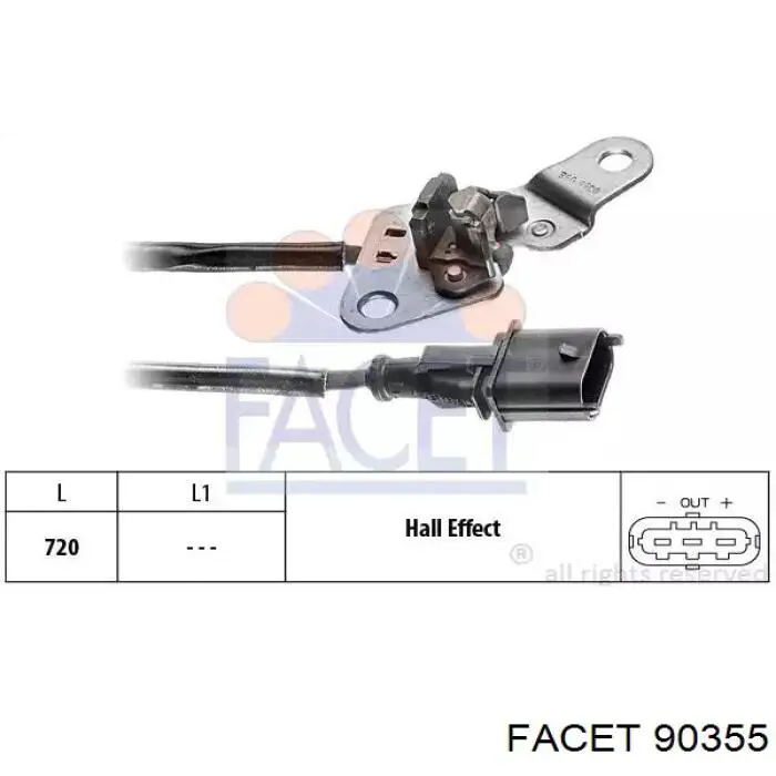 Comprar 90355 Facet Sensor de posición del árbol de levas