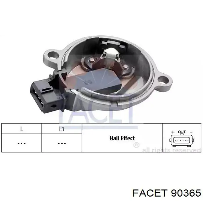 Comprar 90365 Facet Sensor de posición del árbol de levas