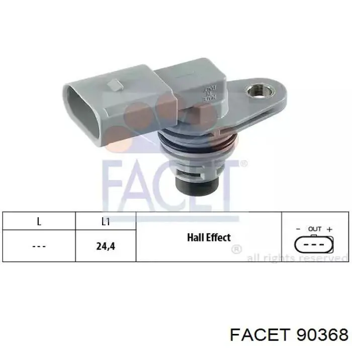 Sensor de árbol de levas Facet 90368 precio, desde 43,27 USD