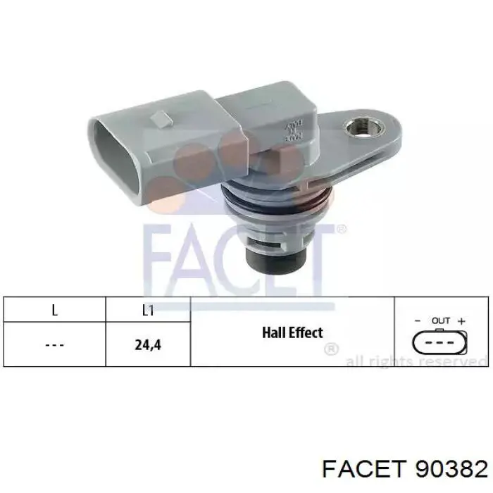 Sensor de cigüeñal 756630 Diesel Technic