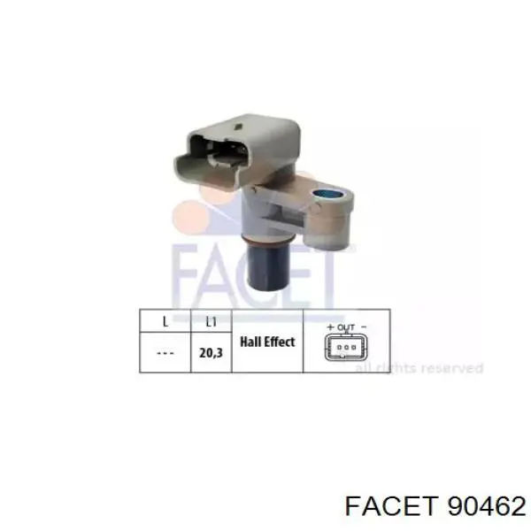 Sensor de árbol de levas Facet 90462 precio, desde 34,26 EUR
