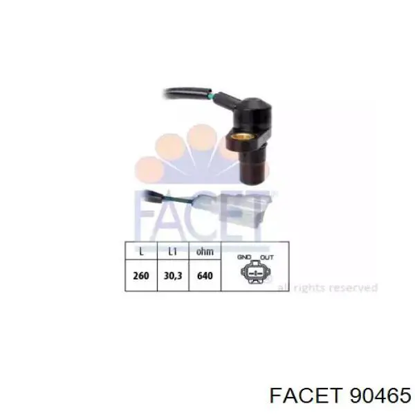 Comprar 90465 Facet Sensor de velocidad de rueda