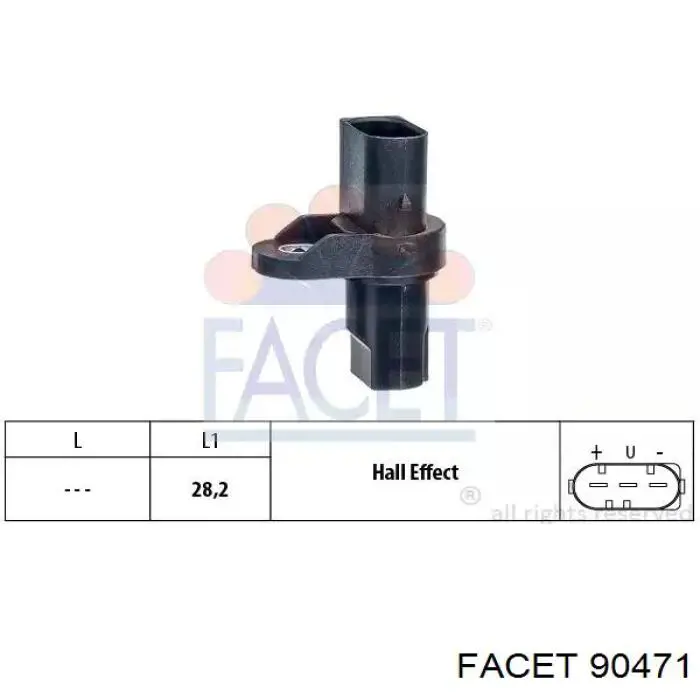 Sensor de árbol de levas Facet 90471 precio, desde 32,05 EUR
