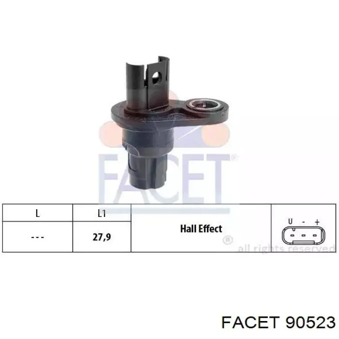 Sensor de árbol de levas 7633958 BMW