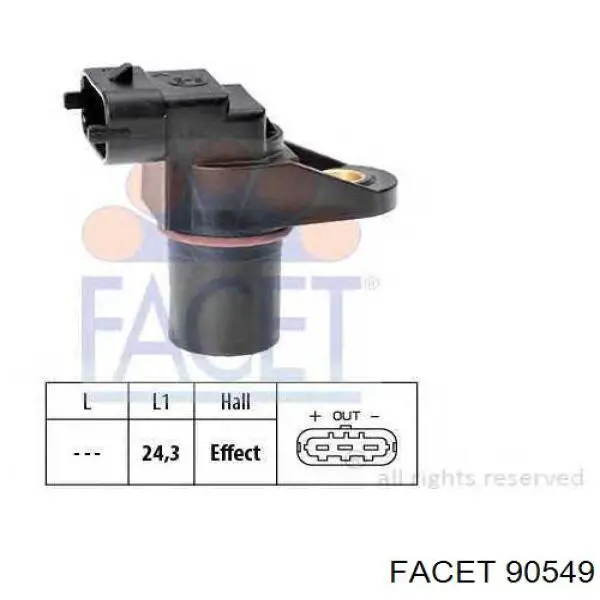 81276 NGK Sensor de posición del cigüeñal