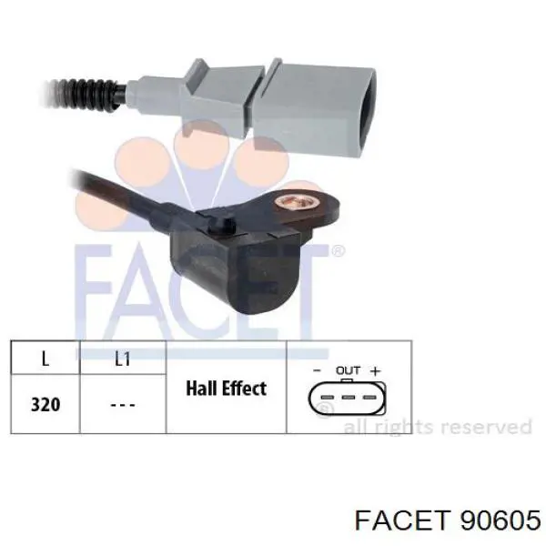 Comprar 90605 Facet Sensor de posición del árbol de levas