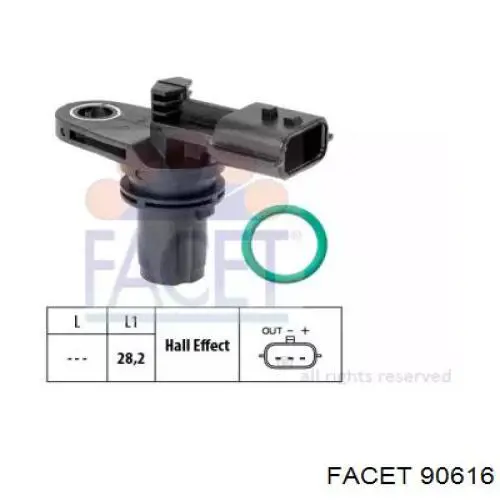 Sensor de posición del árbol de levas Nissan Qashqai 2 J11