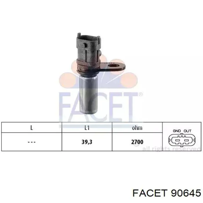 6PU009168751 HELLA Sensor de posición del cigüeñal