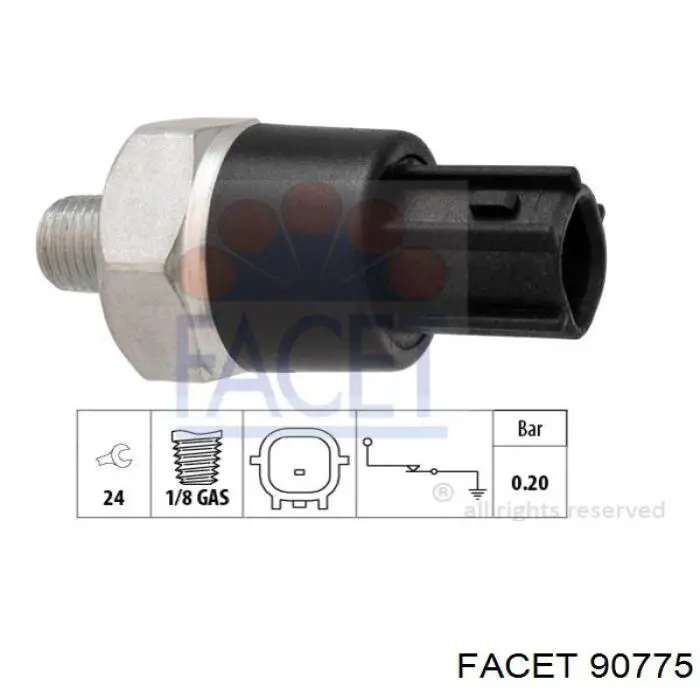 9.0775 Facet sensor de velocidad