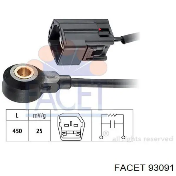 Sensor de detonaciones para Ford Focus (CA5)