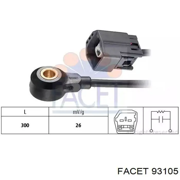 Comprar 93105 Facet Sensor de detonacion