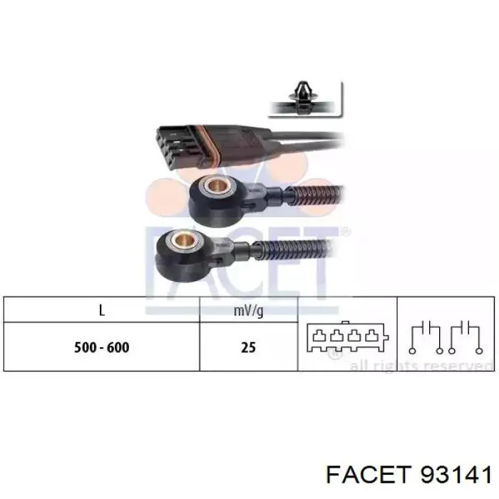 Sensor de detonaciones Jaguar X-type CF1