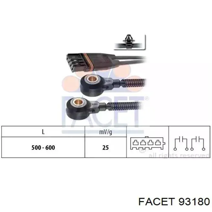 95860612120 Porsche sensor de detonacion