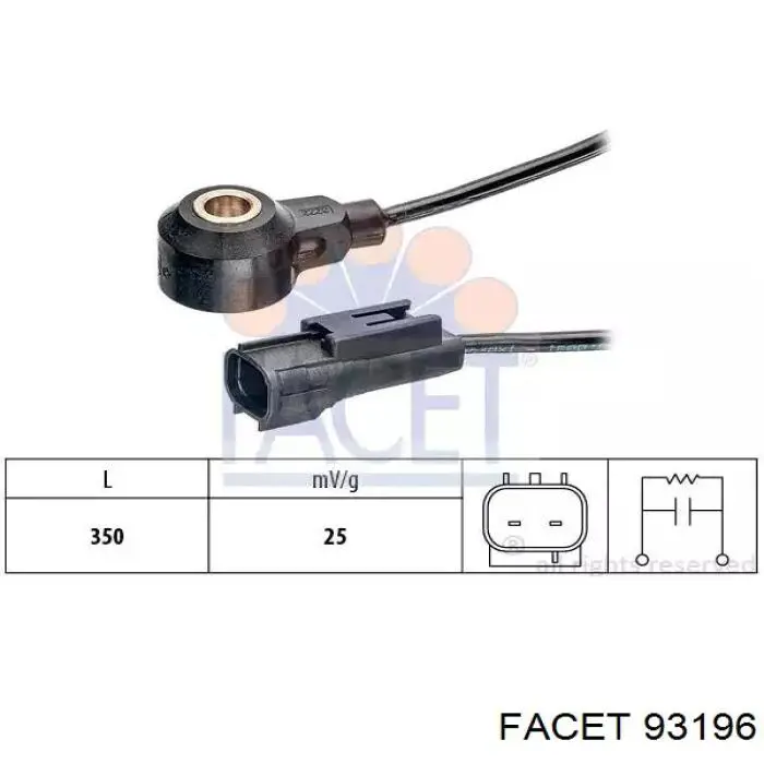 Sensor de detonacion 60224 FAE