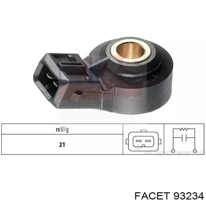 Sensor de detonaciones Nissan/Infiniti A2C53324618 precio, desde 24,29 EUR