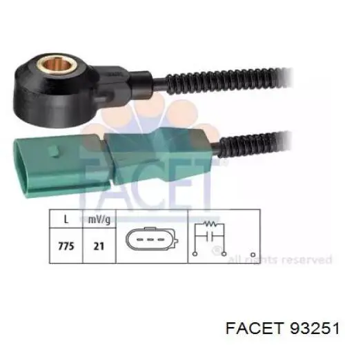 9.3251 Facet sensor de detonacion