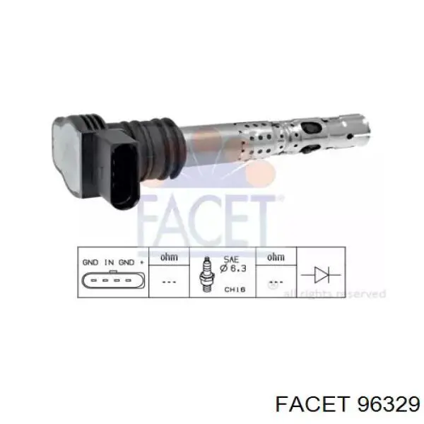 Bobina de encendido VAG 78250002