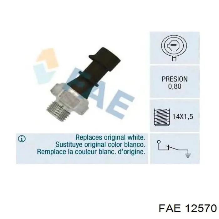 Comprar AF02363 Alfa E-Parts Sensor de presión de aceite