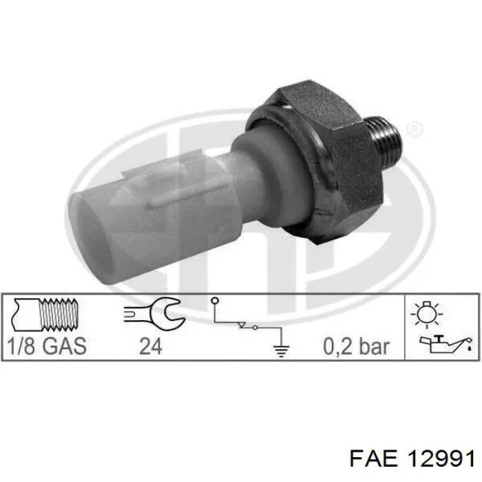 Comprar 12991 FAE Sensor de presión de aceite
