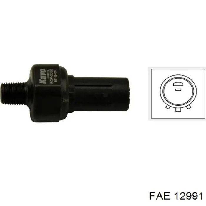 FAE 12991 Interruttore Pressione Olio - Compatibile Con Hyundai I10/i20 E Kia Picanto (1/8x28h BSP, 0.20 Bar)