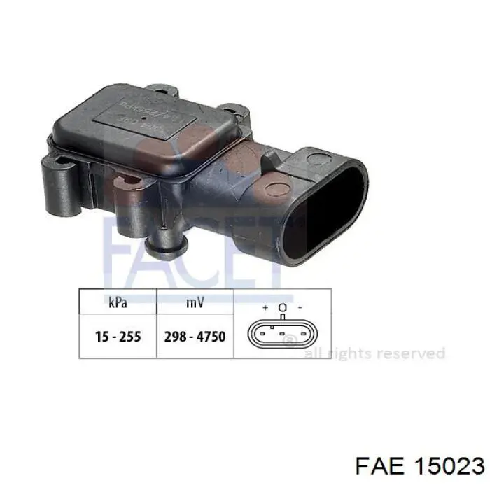 Comprar 15023 FAE Sensor de presión del colector de admisión