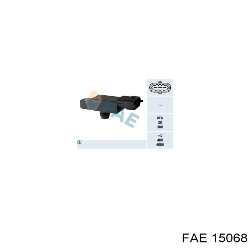 Sensor de presión de sobrealimentación FAE 15068 precio, desde 28,08 EUR