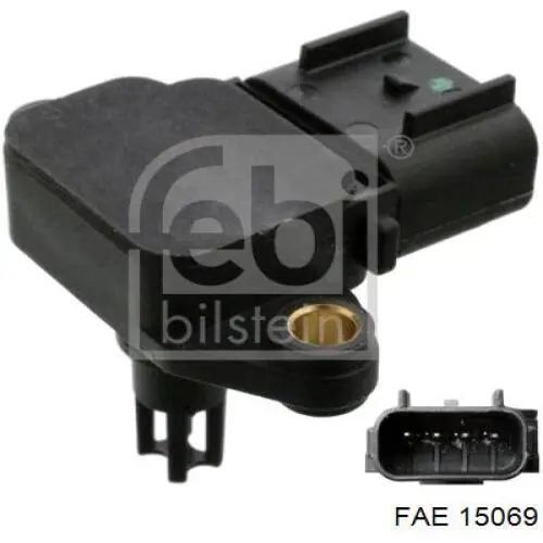 15069 FAE sensor de presion de carga (inyeccion de aire turbina)