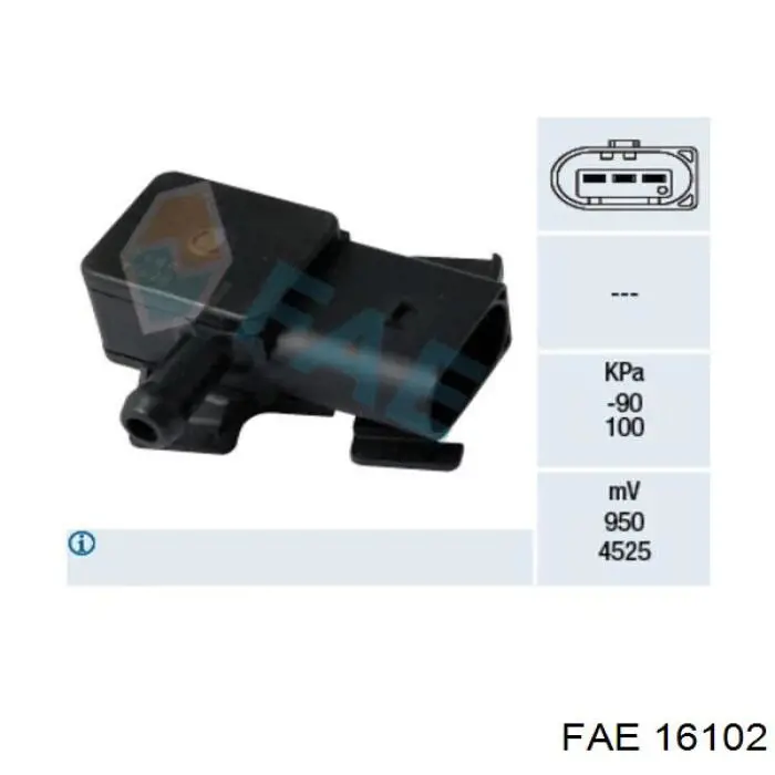 Comprar 16102 FAE Sensor de presion gases de escape