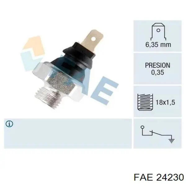 24230 FAE Interruptor luces de freno