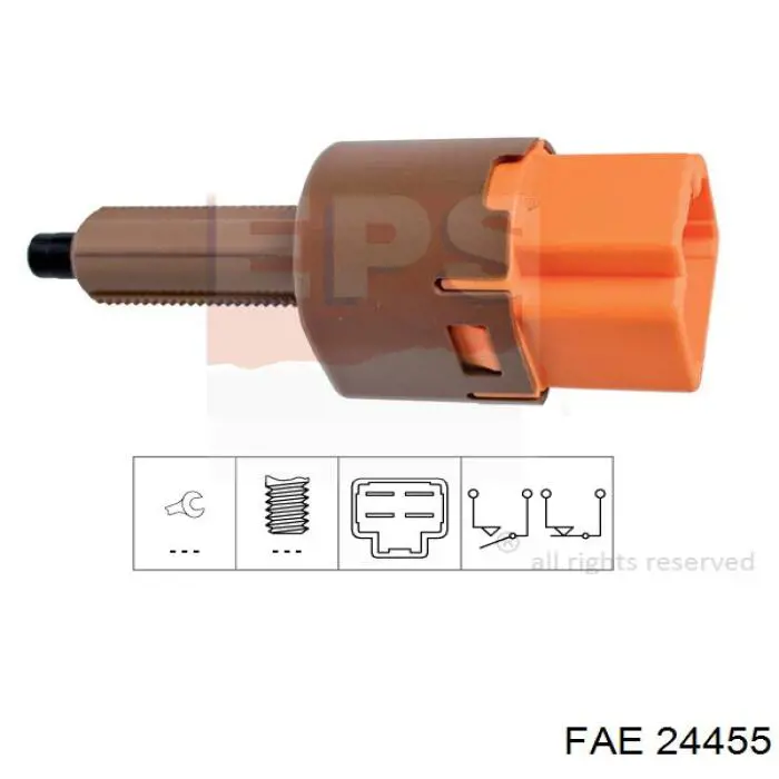 Interruptor de luz de freno FAE 24455 precio, desde 10,59 EUR