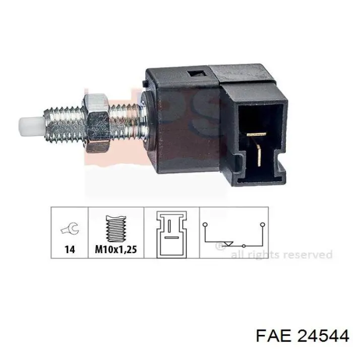 Comprar 24544 FAE Interruptor de embrague